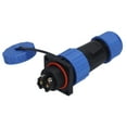 thumbnail image 4 of IP68 Waterproof Plug Socket Square Screw Crimping Aviation Industrial Connector Adapter 250V2 Pin, 4 of 14