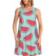 thumbnail image 1 of Fotbe Watermelon Vestido de Verano sin Mangas para Mujer – Vestido Midi Línea A, Estilo Camiseta Floral, Vestido Playero Casual y Fluido, 1 of 7