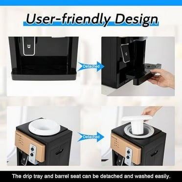 110V Desktop Electric Water Dispenser Countertop Hot Cold Water Cooler Dispenser Portable Drinking Machine Top Loading for Kitchens Offices Dorms Homes