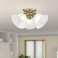 thumbnail image 5 of Livex Lighting Essex Ceiling Mount in Antique Brass, 5 of 8