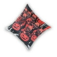thumbnail image 2 of Halloween Red Devil and Pumpkin Throw Pillow Covers 18x18 Inch 2 Packs Decorative Square for Living Room Couch Bed Sofa, 2 of 6