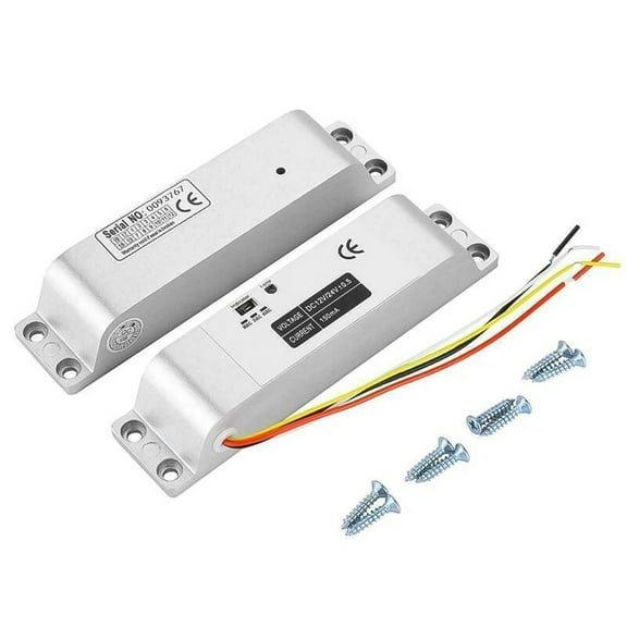 12V Heavy Duty Magnetic Door Lock 1000KG Holding Force with Delay Function for Glass Wood Metal Security Doors Access Control System