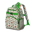 thumbnail image 3 of Tropical Boho Floral Print Student Backpack Spacious Adjustable Straps Chest Buckle Lightweight Durable Bookbag for Student and Students Daily School Use, 3 of 3