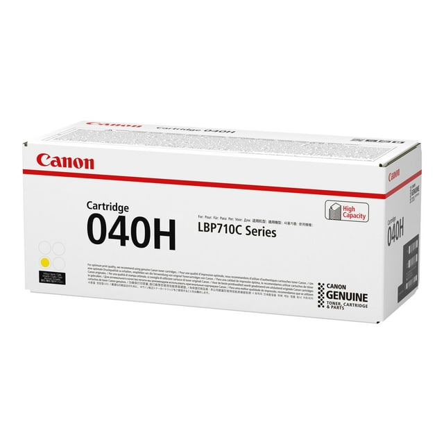 Canon 040 H - Grande Capacité - Jaune - original - Cartouche de toner - pour imageCLASS LBP712Cdn