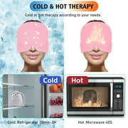 Headache Relief Hat, Ice Cap for Migraines Tension Sinus Headache Relief, Snugly Fit for Head Ice Pack Cap with Gel Ice for Headache Migraine Relief, Compressed Therapy Headache Relief Cap