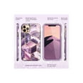 thumbnail image 4 of i-Blason Cosmo - Protective case for cell phone - thermoplastic polyurethane (TPU) - purple marble - 6.7" - for Apple iPhone 12 Pro Max, 4 of 8