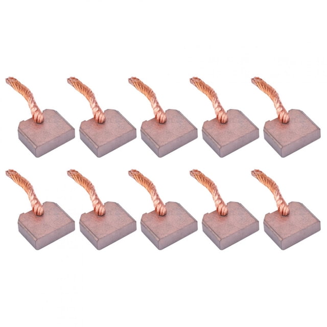 Kit de 10 escobillas de carbón de repuesto para motor de arranque FT-128 J458 de 8 x 25 x 21 mm.