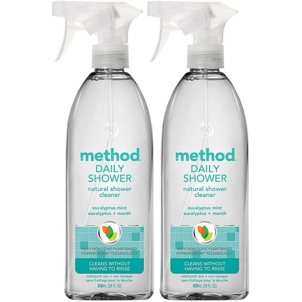 Method Eucalyptus Mint Daily Shower Cleaner Spray 28 fl oz 2 Pack