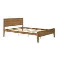 thumbnail image 3 of Max & Lily Queen Bed Frame, Solid Wood Classic Platform Bed with Panel Headboard for Kids, 3 of 10