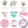 thumbnail image 2 of Happy Mother`s Day Decor Stickers Labels Heart Floral Decor Self-adhesive Stickers Labels DIY Mother`s Day Decor Flowers Labels4.5cm-48pcs Gao Jinjia LED, 2 of 2