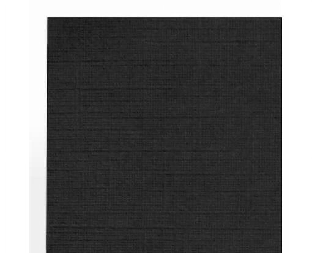 LUXPaper 8.5 x 11 Cardstock, 100lb. Black Linen, 50/Pack