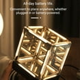 thumbnail image 7 of Infinity Mirror Hyper Cube Light, Wireless 4D Abyss LED Lamp with Touch Dimming, Rechargeable Acrylic Tesseract Night Light for Gaming Room Desk & Sci-Fi Decor, 7 of 7