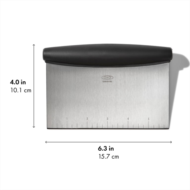 OXO Multi-Purpose Stainless Steel Bench Scraper & Chopper photo 7