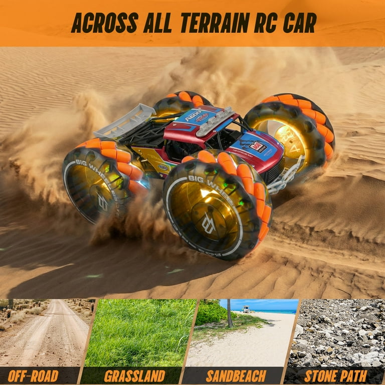 Keenstone 1:10 RC Car, High-Speed, Giant Wheel, Gradient Lights