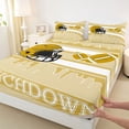 thumbnail image 4 of Erosebridal Sport New Orleans Rugby Sheet Set Twin,Ball Game Bedding Sets Twin Size,Football Room Decorative,Breathable,3pcs, 4 of 6