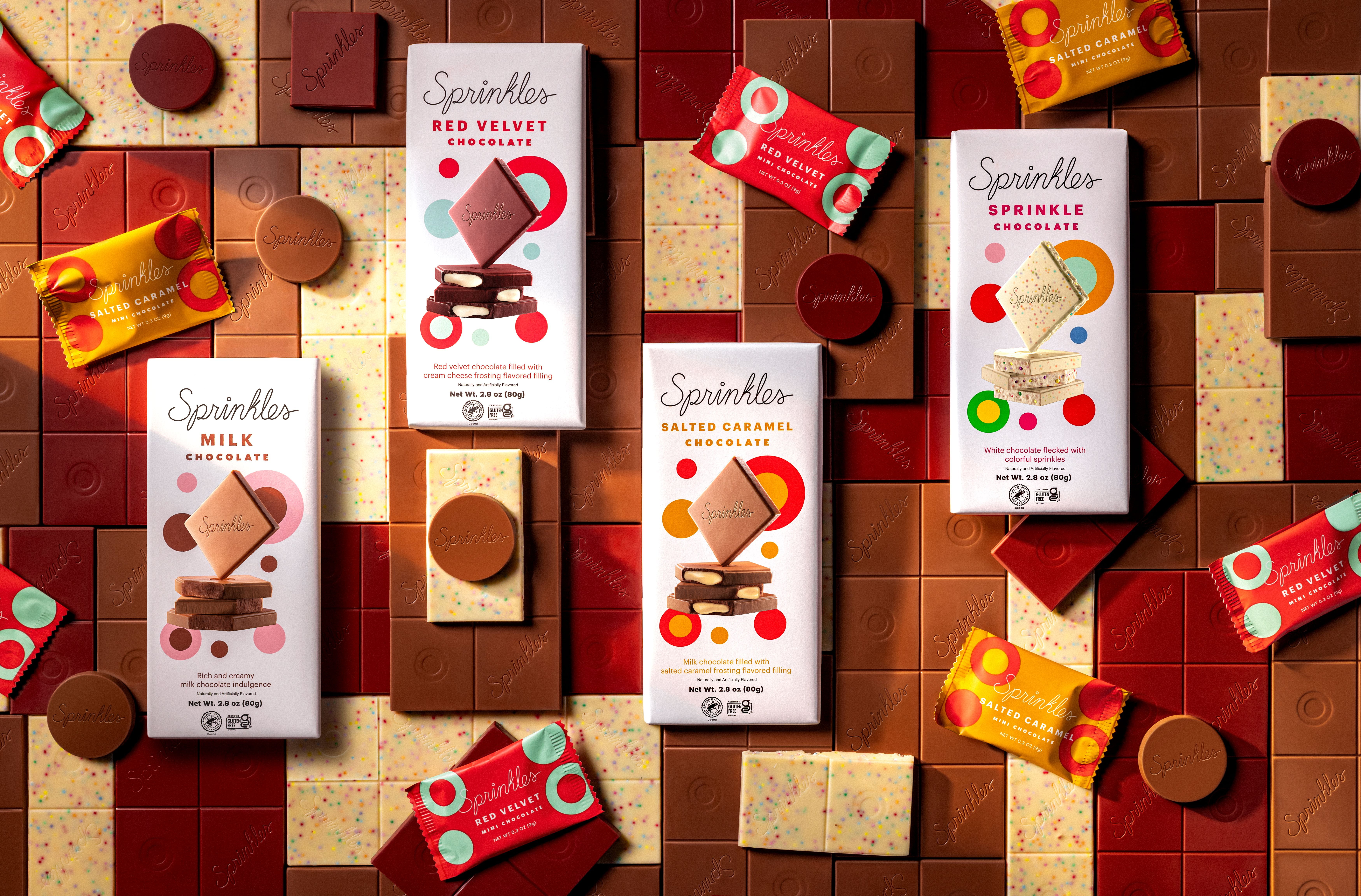(2 pack) Sprinkles Premium Milk Chocolate Bar