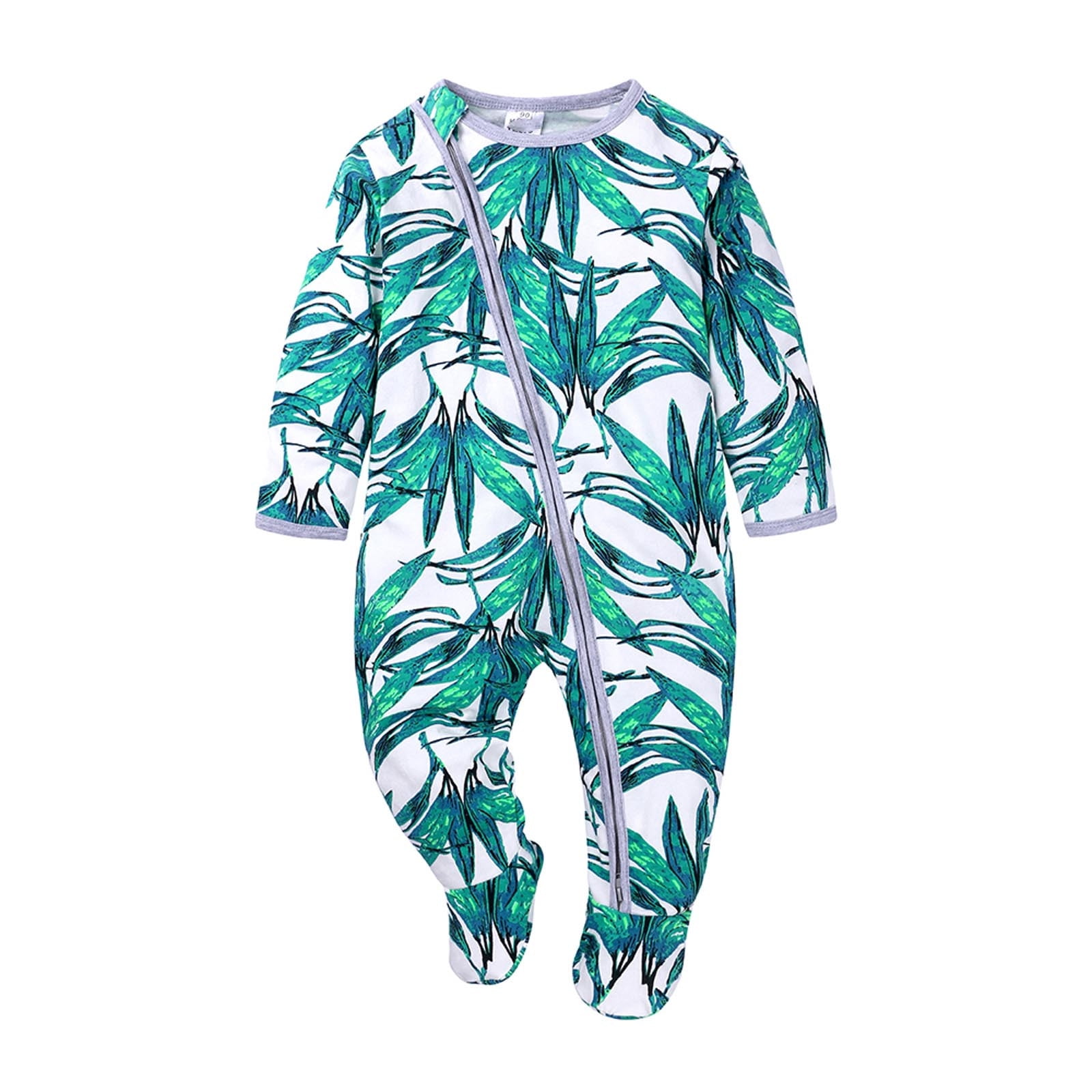 Pisexur Bebe Pyjama Automne Hiver Bebe Garcons Vetements Dinosaure a Manches Longues Fermeture Eclair Romper Combinaison Garcon Fille Pyjama Body Bambin Veste Walmart