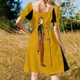 thumbnail image 5 of Vestido sin mangas Sekhmet/Sachmis Vestido de verano de moda para mujer Vestido, 5 of 7