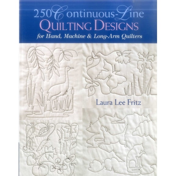 Pre-Owned 250 Continuous-Line Quilting Designs: For Hand, Machine & Long-Arm Quilters (Paperback) 1571201718 9781571201713