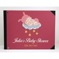 thumbnail image 3 of Darling Souvenir Red Sleeping Baby & Cloud Printed Hardbound Cover Personalized&nbsp;Guestbook&nbsp;For Baby Shower&nbsp;Guest&nbsp;Sign In&nbsp;Book&nbsp;Registry-9 x 12 Inches, 3 of 5