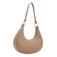 thumbnail image 3 of Bolso de hombro de media luna a cuadros de moda Bolso de mano de moda Bolso pequeño Hobo para mujer, 3 of 9