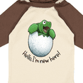 thumbnail image 4 of Inktastic Hello, I'm New Here Cute Baby Turtle Boys or Girls Long Sleeve Baby Bodysuit, 4 of 5