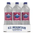Ice Mountain Sparkling Water, Black Cherry, 33.8 oz. Bottles (Pack of