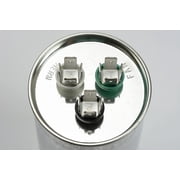 TEMCo 70+5 uF Dual Run Capacitor CBB65, 70/5 MFD, 370-440V, Round, 50/60Hz
