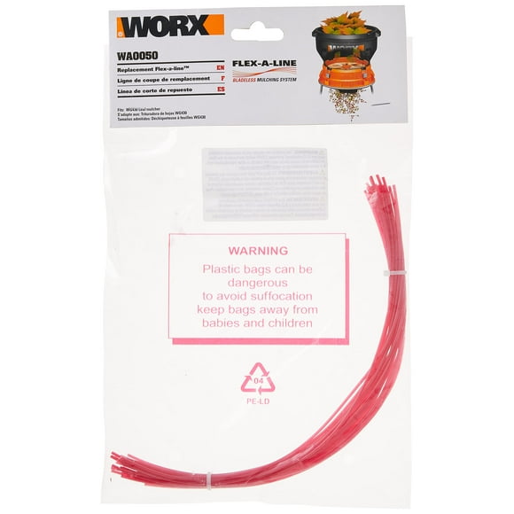 Línea de repuesto para la trituradora de hojas eléctrica WORX WG430