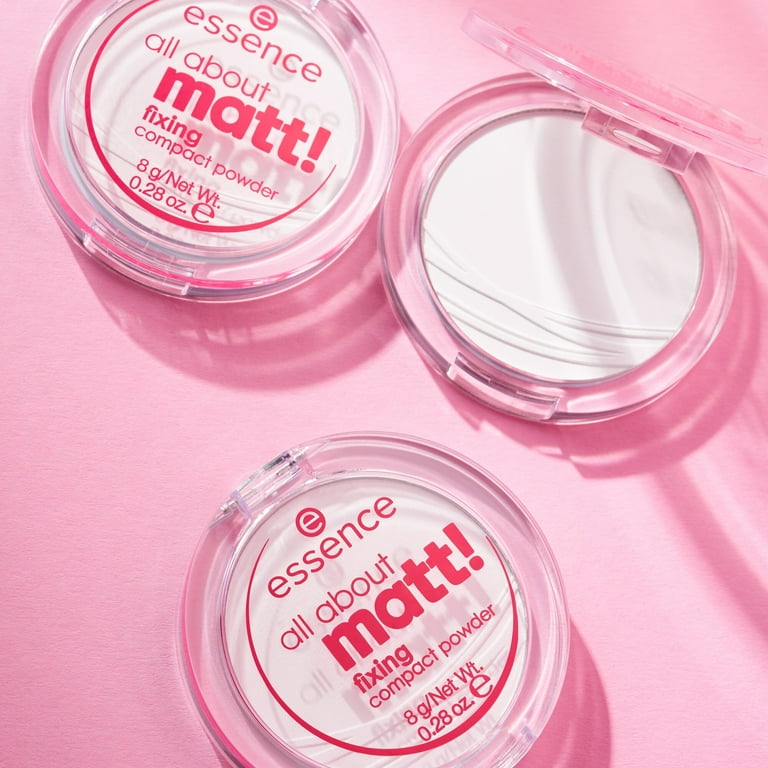 Essence All About Matt! Compact Powder, Fixing, Lightweight Matte