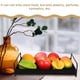 thumbnail image 2 of Bandeja rectangular de metal para servir comida, frutas y aperitivos con asas laterales., 2 of 8
