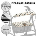 thumbnail image 5 of HELLHERO Puppy Paw Prints th of July Rollator Seat Back Cover Seat & Back Cover Easy to Use Easy Install and Easy Installation for Senior, 5 of 7