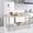 2-Layer, variant on OUTGOODS Stainless Steel Work Table, NSF Commercial Grade, Adjustable Shelf, Silver