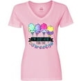thumbnail image 3 of Inktastic I'm Just Here for the Sweets with Spun Sugar Candy Women's V-Neck T-Shirt, 3 of 5