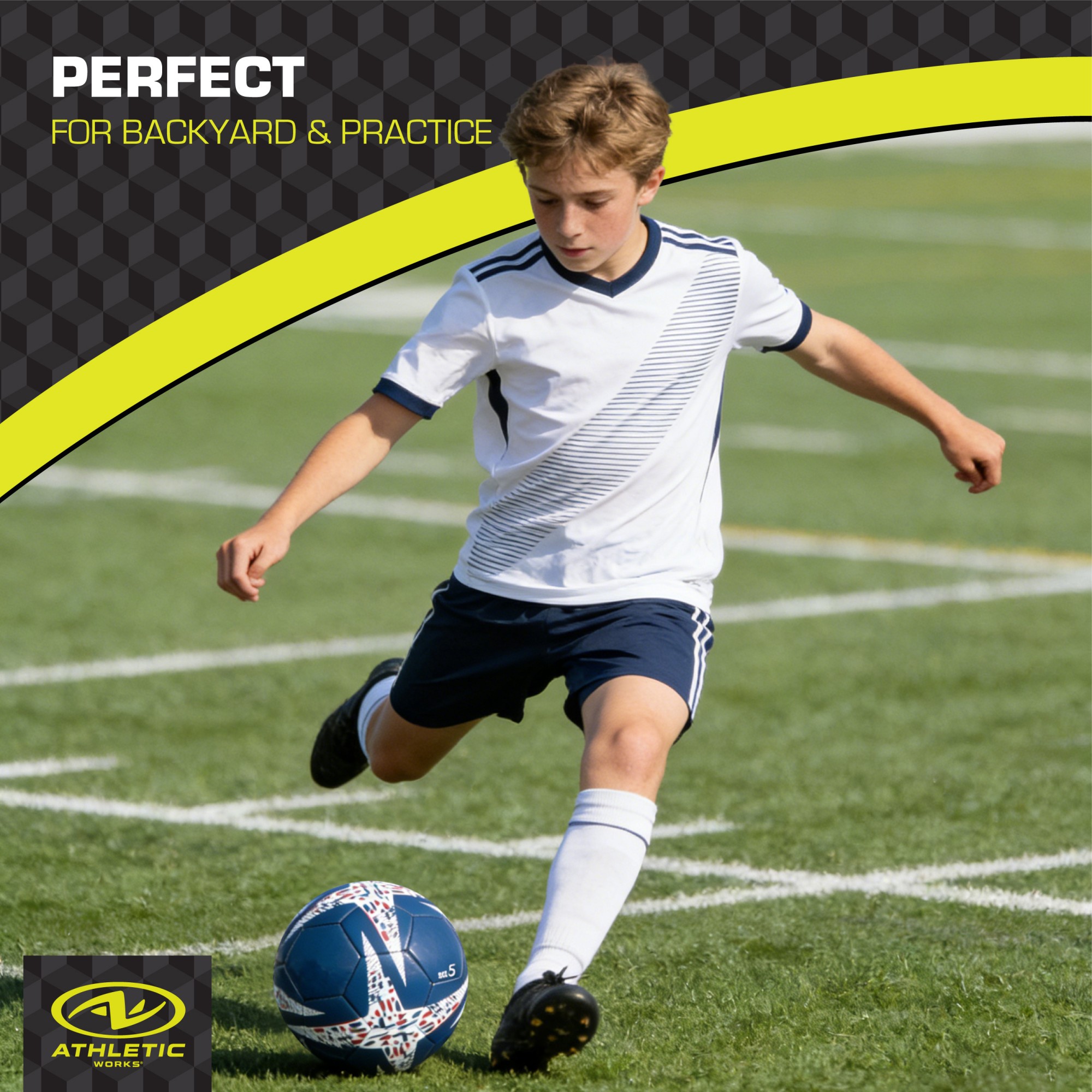 Athletic Works Americana Size 5 Soccer Ball photo 8