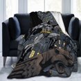 thumbnail image 1 of Manta de franela de Batman, suave y acogedora manta de felpa para todas las estaciones para niños y niñas, manta ligera y cálida para cama, sofá o viaje, 80 x 60 pulgadas, 1 of 8