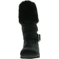 thumbnail image 3 of New Girls Slouch Comf Tall Midcalf Suede Winter Boots Shoes, 3 of 4