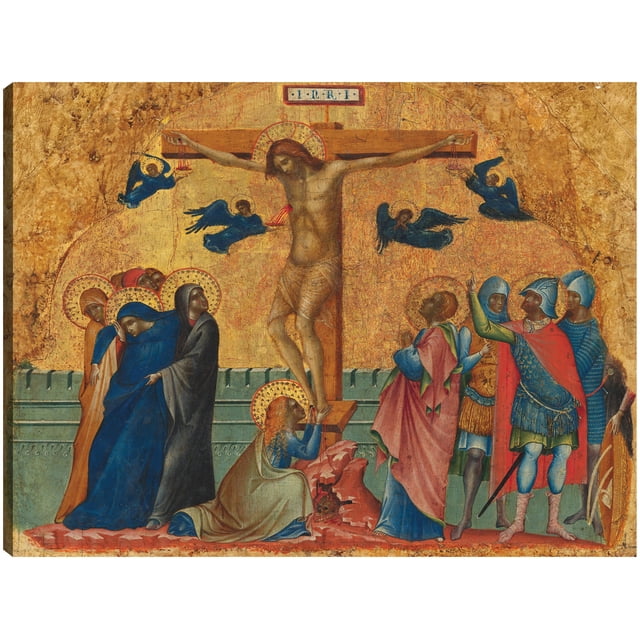 Cuadro Decorativo - La Crucifi Jr Impresión en canvas, estrechado.