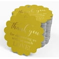 thumbnail image 4 of Inkdotpot Gold Foil Paper Hang Tags Thank You Baby/ Bridal Shower Favor Tags 100 Pieces, 4 of 7