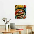thumbnail image 3 of PRATYUS  Kitchen Canvas Wall Art Colorful Mexican Food Picture Photo Prints for Dining Decor Modern Still Life Vegetables Fruit Painting Restaurant Decor Artwork Ready to Hang 12x16 in, 3 of 5