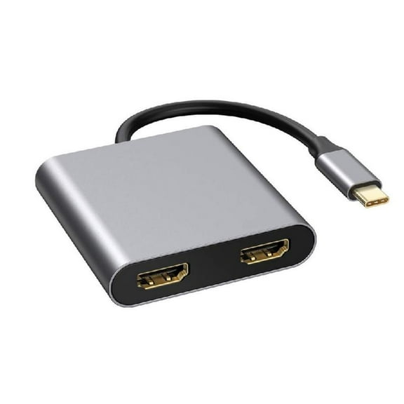 4 in 1 USB C Docking Station Two 4K@60Hz 30Hz Adapter for Laptop