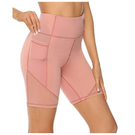 

JDEFEG Yoga Scrub Pants Women Training Running Yoga Short Control Abdomen Pants Women s Yoga Waist High Yoga Pants Yoga Pants Pack for Women Polyester Pink Xxxxl