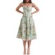 thumbnail image 2 of Vestido De Corsé Casual Vestido de corsé casual con estampado floral Una línea de corte bajo Vacaciones Vacaciones (Verde S) Cgtredaw Para estrenar, 2 of 6
