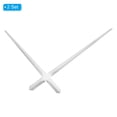 thumbnail image 3 of Clock Hands Kit, 2 Set Clock Hands Kits Clock Mechanism Movement Aluminum Wall Clock Hands Parts, Silver, 3 of 6
