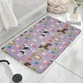 thumbnail image 3 of Boxer Dog Pitbull Terriers Dog and Drinks Flannel Non Slip Door Rugs,Washable Door Mats Indoor,Decorative Door Mats,Dirt-Resistant and Absorbent Doormat for Entrance,Bedroom,Kitchen,Bathroom,23.5"x16", 3 of 5