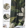 thumbnail image 3 of Flower Plant Blackout Curtains for Bedroom Living Room Darkening Curtains 54 Inch Long Aesthetics Floral Botanical Country Leaf Short Curtain for Small Window Treatment Grommet Drapes 52"x54"x2, 3 of 9