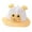 Yellow, variant on Xfvqtps Toddler Bucket Hat Cute Animal Frog Design Wide Brim Mesh Sunshade Sun Protection Breathable Soft Outdoor Sun Hat for 1-4 Years Beige