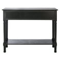 thumbnail image 7 of SAFAVIEH Landers Solid 2 Drawer 1 Shelf Console, Black, 7 of 7