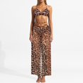 thumbnail image 2 of Toimothcn Womens Bathing Suits 2025 Solid Color Bikini Three Piece Beach Split Swimsuit Set Soft Womens Swimming Clothes, 2 of 4
