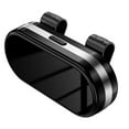 thumbnail image 1 of Soporte para gafas de sol para visera de coche, clip universal resistente para gafas de sol, gafas de coche Negro Plata, 1 of 9